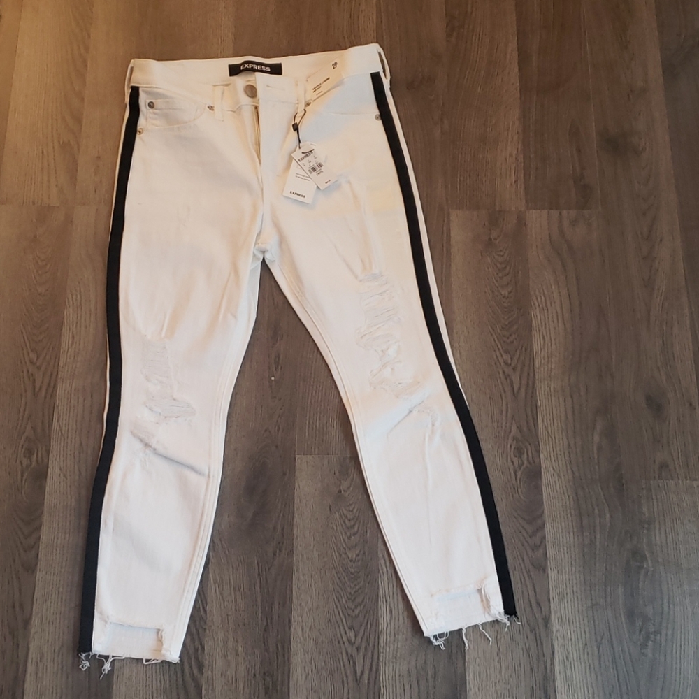 Express Cropped Legging Midrise Stretch 2 Petite